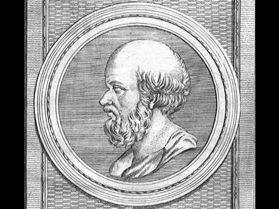 <a href="/people/ancient_epoch/eratosthenes.html&dev=">Eratosthenes</a> was a Greek scientist  who lived from 276 to 194 B.C. He studied astronomy, geography, and math. Eratosthenes is famous for making the <a href="/the_universe/uts/eratosthenes_calc_earth_size.html&dev=">first good measurement of the size of the Earth</a>. This portrait, drawn long after he was dead, shows what the artist thought he might have looked like.<p><small><em>Public domain.</em></small></p>